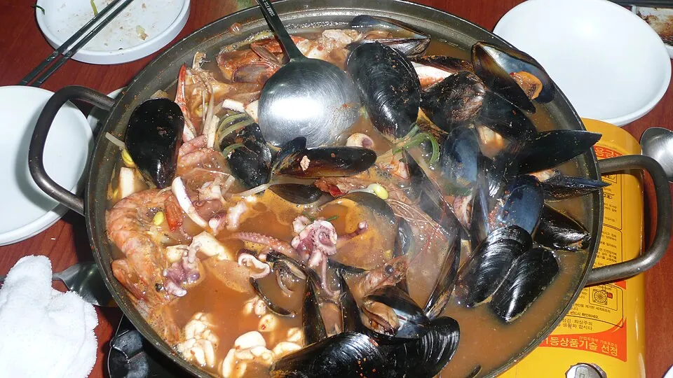 해산물 요리 음식 예시 사진