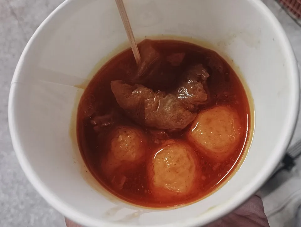 어묵 완자 음식 예시 사진