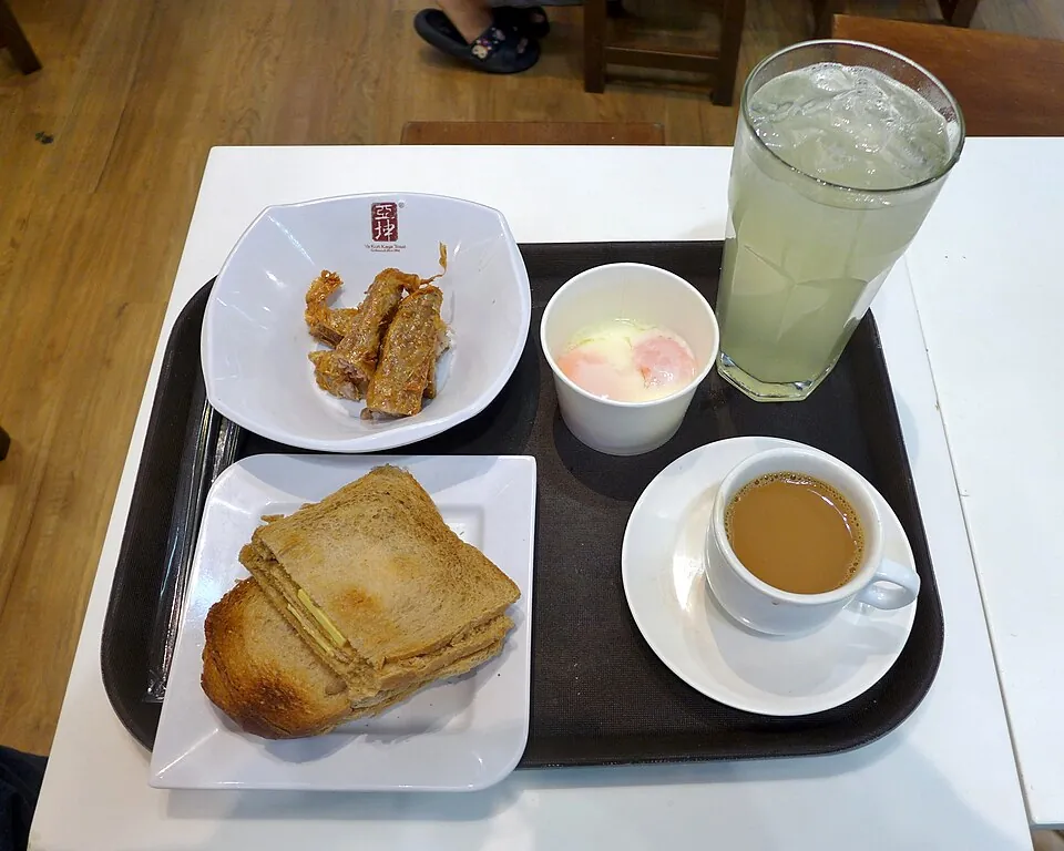 카야토스트 음식 예시 사진