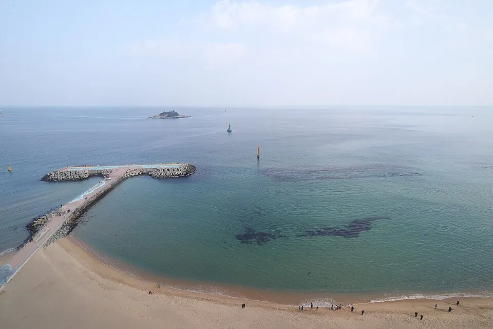 속초해변 실제 장소 사진