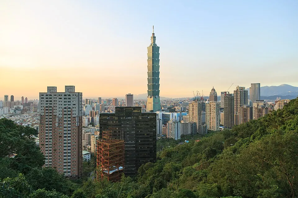 타이베이 101 실제 장소 사진