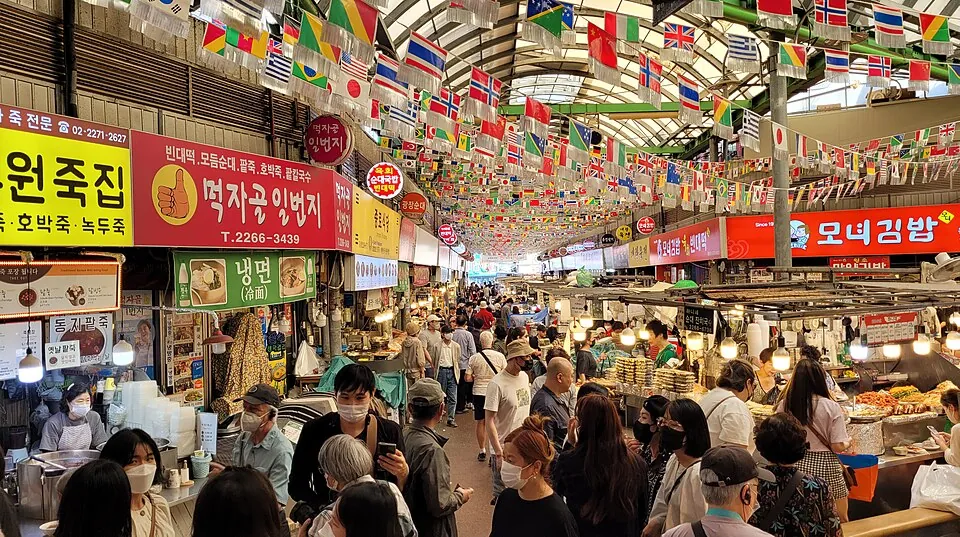 광장시장 실제 장소 사진