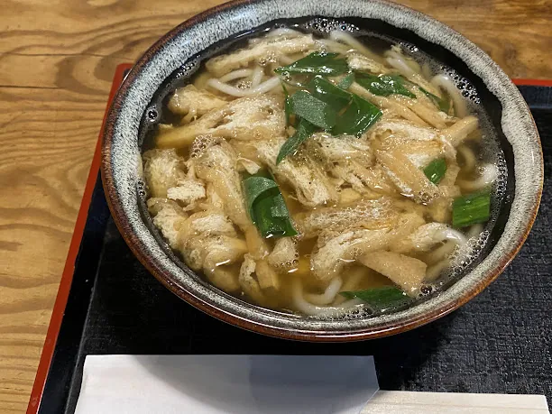 기쓰네 우동 음식 예시 사진